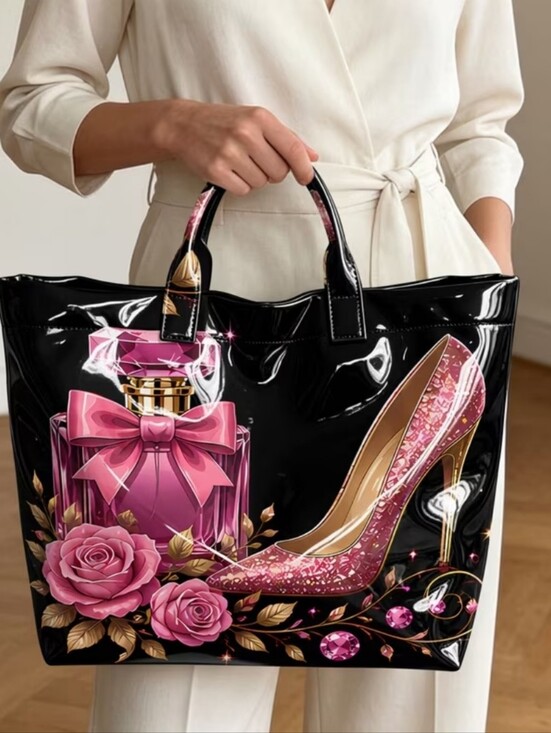 The Unbranded Brand Handbags - Glamour Classy Perfume Heel Daily Commute Tote Bag